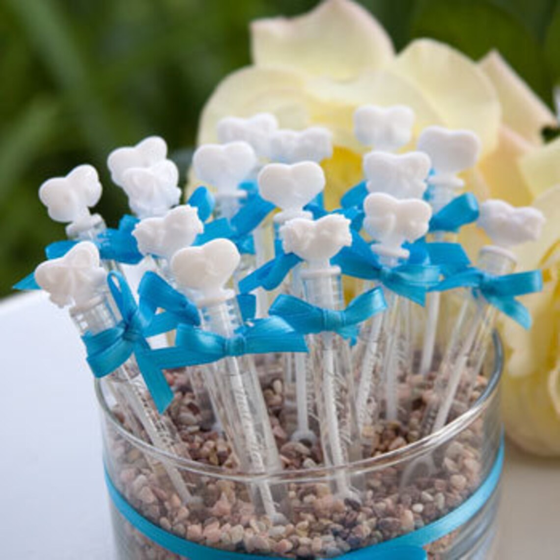 100 Bubble Wands Custom Ribbons for Wedding Ceremony Favors Etsy