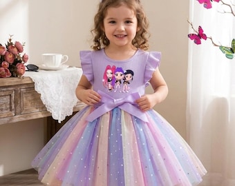 K-Pop Hunters Girls Party Dress – Zoey Mira Rumi Inspired Tutu Skirt