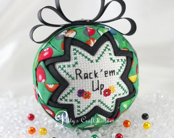 Billiards Quilted Ornament - Pool Players Perfect Gift