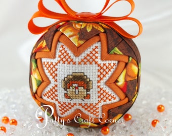 Thanksgiving Quilted Ornament - Turkey Ornament