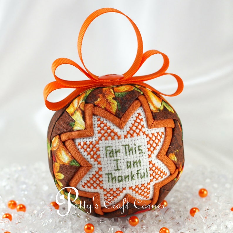 Thanksgiving Turkey Quilted Ornament image 2