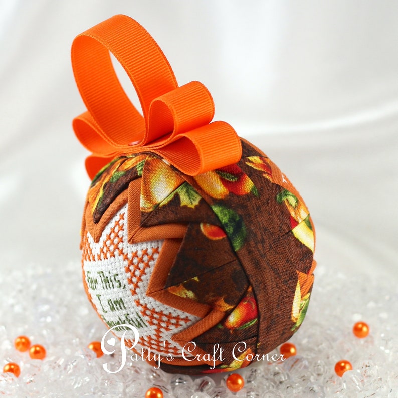Thanksgiving Turkey Quilted Ornament image 3