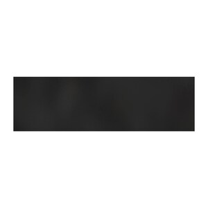 May include: A solid, rectangular, matte black panel with a smooth, uniform surface texture. The object is oriented horizontally and features sharp, clean edges on all four sides, presenting a consistent dark charcoal color throughout the entire piece.