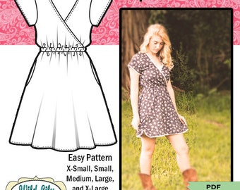 WRAP DRESS PATTERN