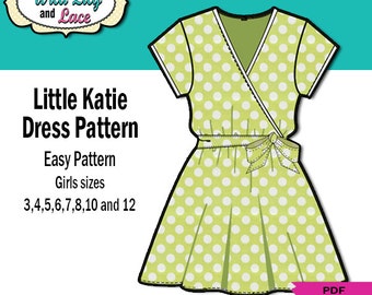 WRAP DRESS PATTERN for kids
