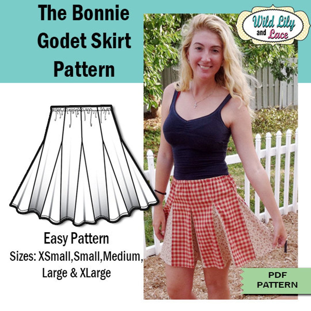 Godet skirt pattern