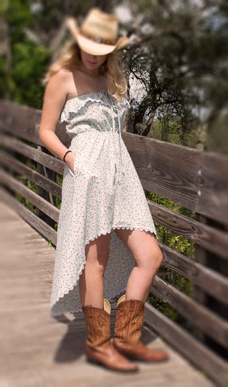 DRESS PATTERN Easy Sewing for Highlow Dress Etsy