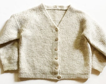 chunky boxy cardigan