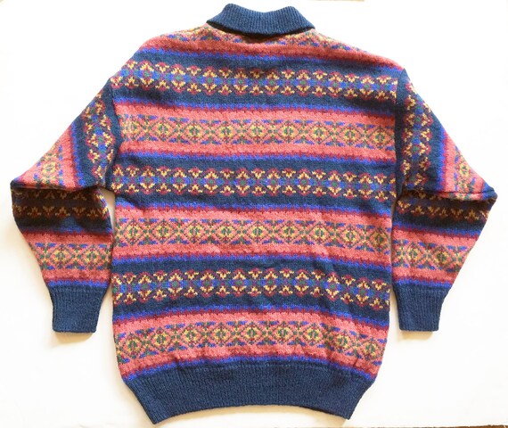 Laura Ashley Wool Fair Isle Sweater 