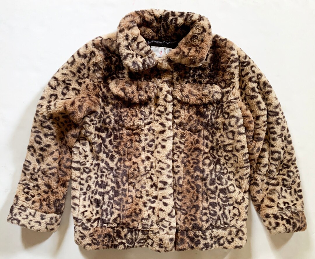 SLY アウター　LEOPARD F/FUR FRONT HOOK COAT Leopard Faux Fur Short Jacket XS-S - Etsy