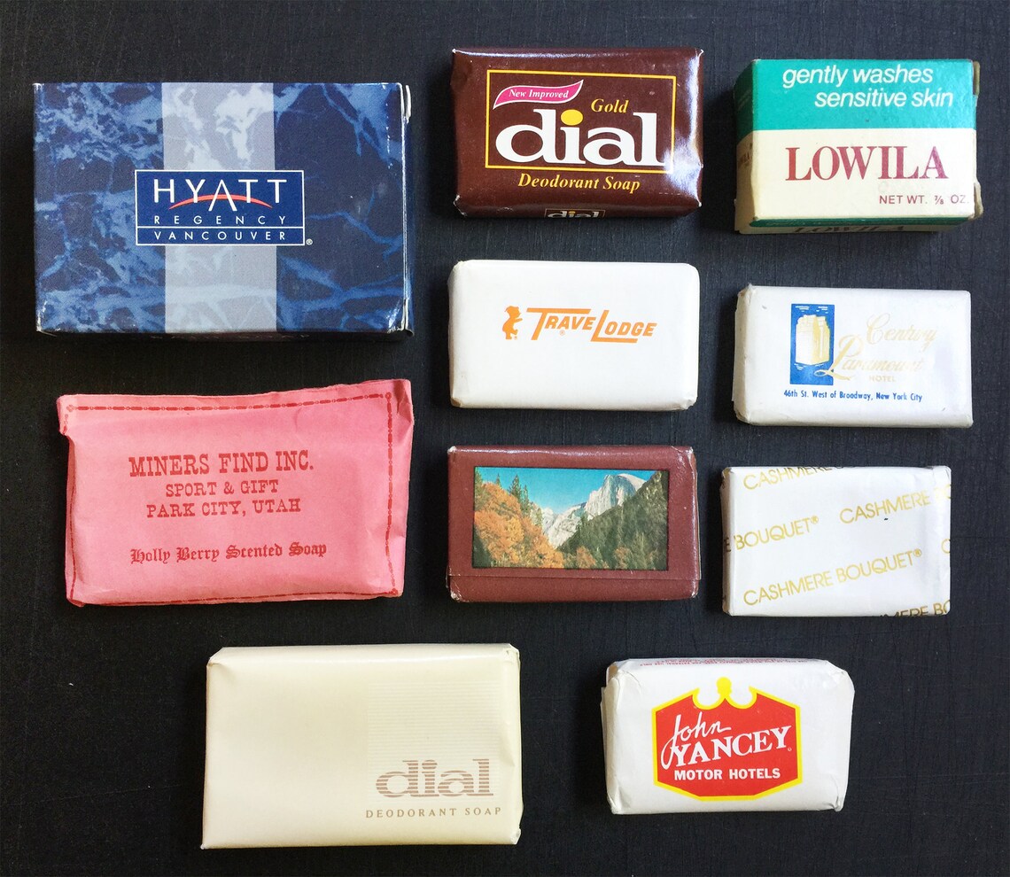 Vintage 1970s Hotel Soaps Etsy