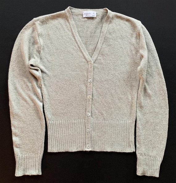 Agnes b homme Made in France Linen Knit