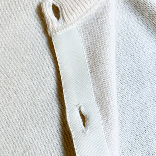 1980s Ivory 2-Ply shops Cashmere Cardigan Scotland