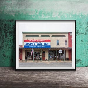 PLAINS, GEORGIA, Residenza del Presidente Jimmy Carter - Stampa fotografica senza cornice - Georgia Photography