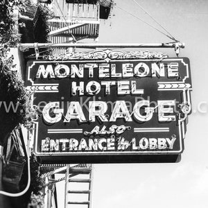 New Orleans Photography, Wall Art NOLA Photo Unframed Print French Quarter Photography Hotel Monteleone Garage, NOLA Architecture image 4