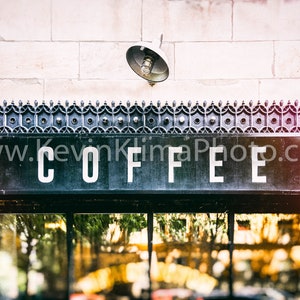 COFFEE Kitchen Wall Art Breakfast Sign Photography Modern Photo Print Home Decor Coffee Shop image 2