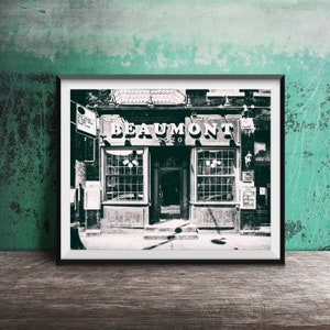 BEAUMONT, Lincoln Park, Chicago Bar - Unframed Chicago Bar Sign Photography