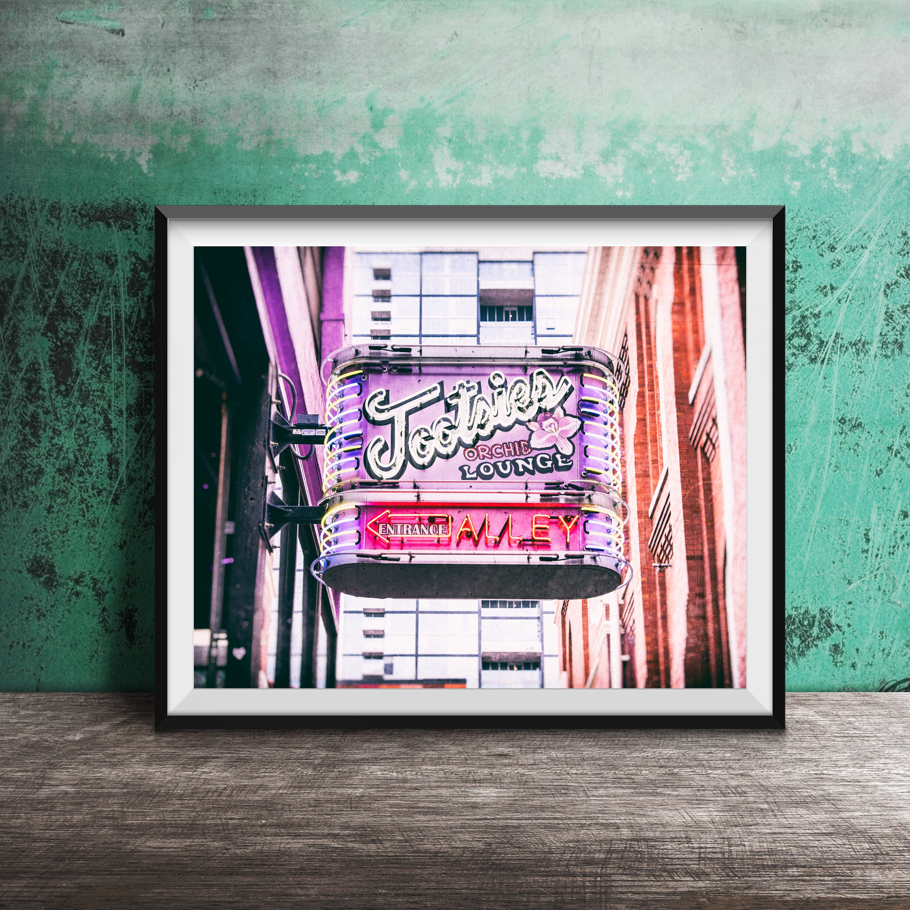 TOOTSIE'S Orchid Lounge - Alley Entrance - Nashville Bar Sign Photography - Street Art - Wall Art Photo - Broadway, Music City Photography