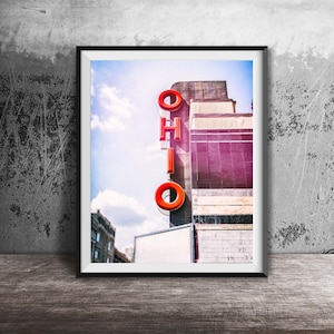 OHIO Theatre - Louisville Photography - Original Wall Art Photo - Modern Photography - Unframed Decor - Kentucky Art - Ohio Theater