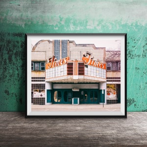 TIMES THEATER, Rockford Photography - Unframed Photography Print - Rockford, Illinois Theater Art Photo