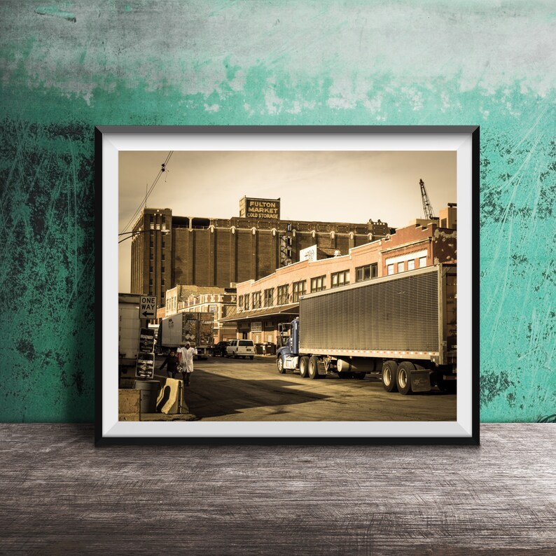 Fulton Market Chicago photography art print 8x10 Etsy