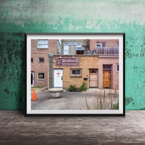 WINDMILL RESTAURANT, Holland, Michigan - Unframed Photography Print - Michigan Sign Photos