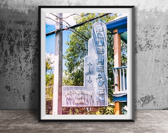 BLUE HEAVEN, Key West Photography Print - Unframed Wall Art Photo - Key West, Florida Keys Photo Print