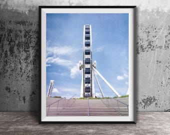 NAVY PIER reuzenrad, Chicago - ingelijste fotografieprint - Chicago Wall Art-foto