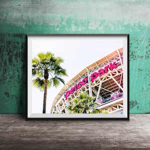 San Diego Padres Art Print, San Diego Baseball Stadium Sign Print - Unframed Photography Print - PETCO PARK Wall Art