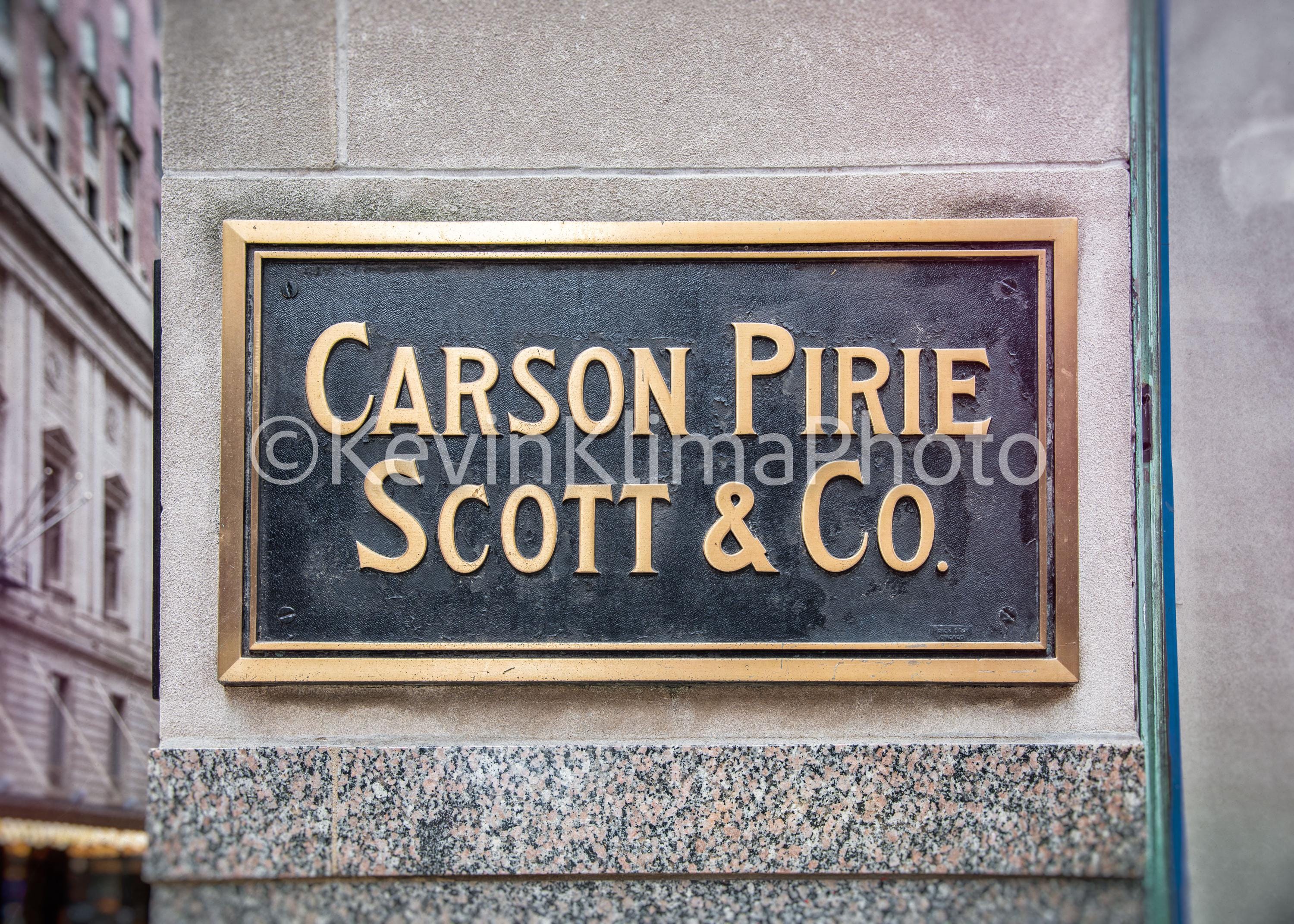 Carson Pirie Scott and Co., Chicago, Illinois - Unframed Carson Pirie Scott and Co., Chicago, Illinois - Unframed