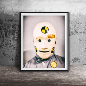 Crash Test Dummy Photography Print - Fortune Teller Wall Art - Car Crash Test - Funny, Weird Portrait