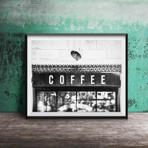 COFFEE Kitchen Wall Art Breakfast Sign Photography Modern Photo Print Home Decor Coffee Shop image 3