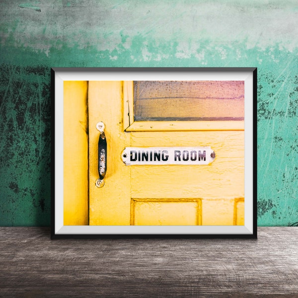 Yellow Kitchen Art Etsy