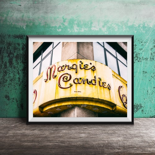 Chicago Art Chicago Theater Print Urban Sign Photography Etsy