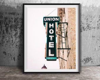 UNION HOTEL - De Pere, Wisconsin Photography - Unframed Photo Print - Wisconsin Wall Decor, Photo Art