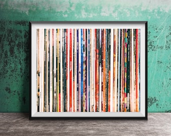 Vintage Record Albums Print - Unframed Photography Art Print photo - Music Album Wall Art