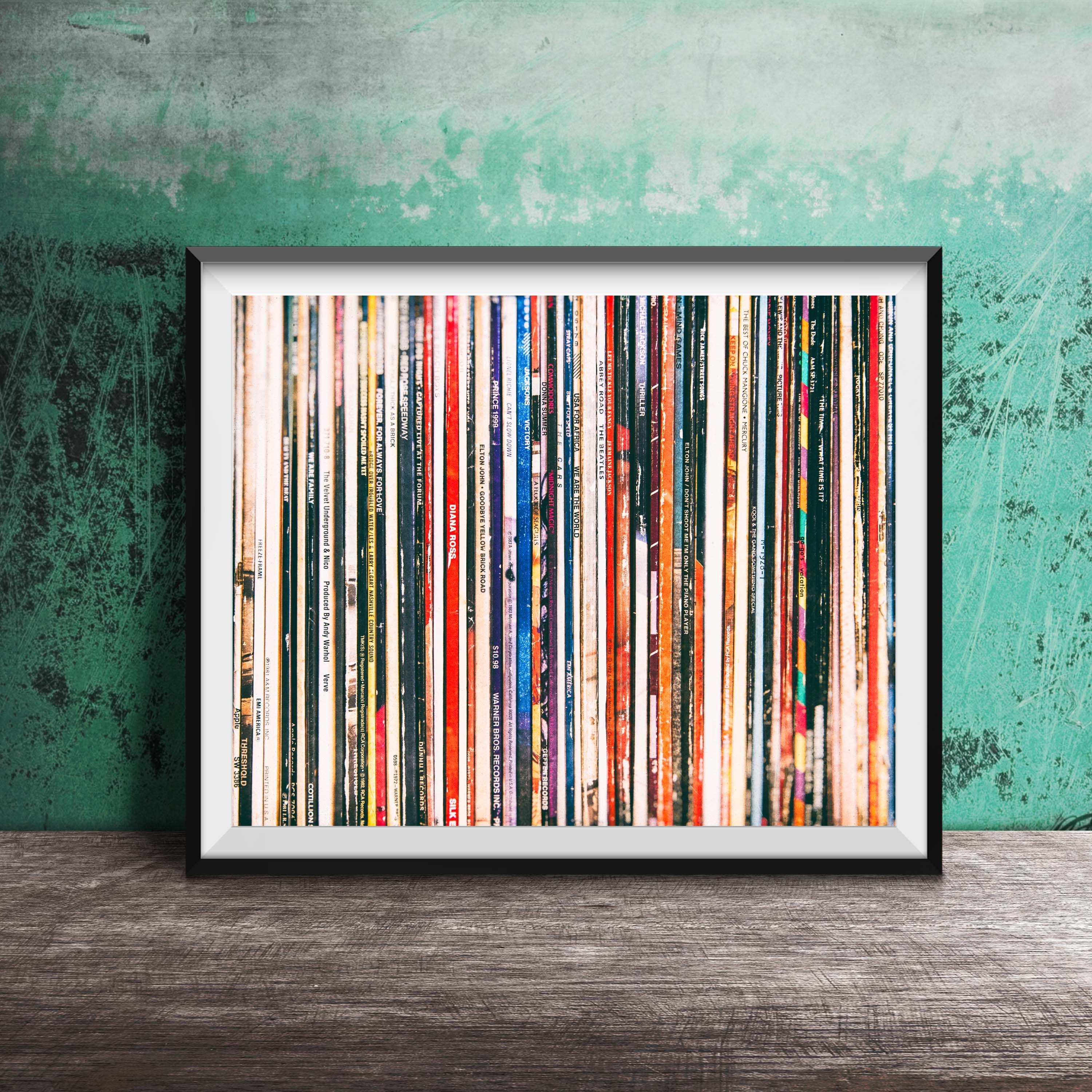 Vinyls Stacked Poster — Stapleton Gallery