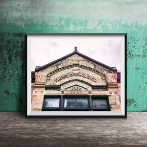 PABST BREWING CO. - Ungerahmt Fotografie Druck - Küchenbar Wanddekoration - Pabst Beer Schild - Milwaukee, Wisconsin