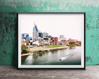 NASHVILLE SKYLINE – Nieoprawiona fotografia – Nashville, Tennessee
