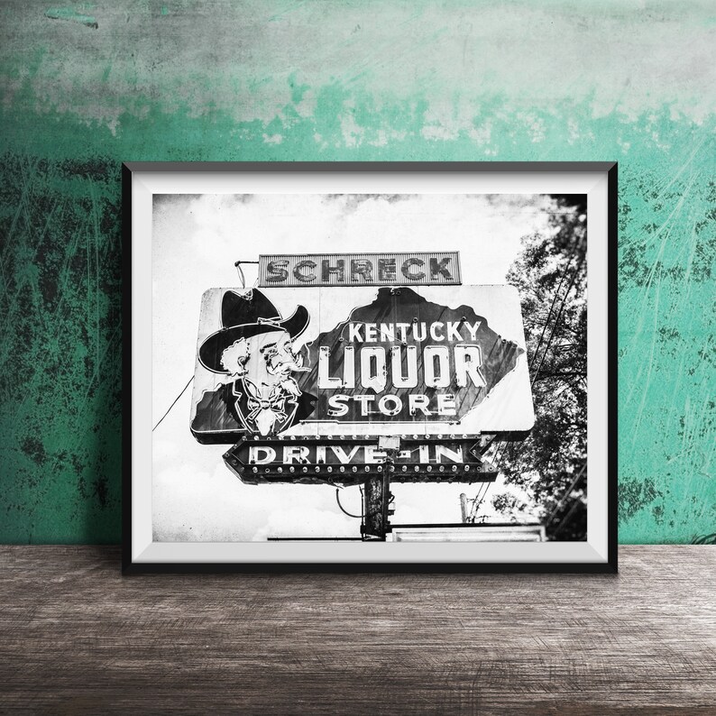 KENTUCKY LIQUOR STORE Louisville Neon Sign Photography Etsy