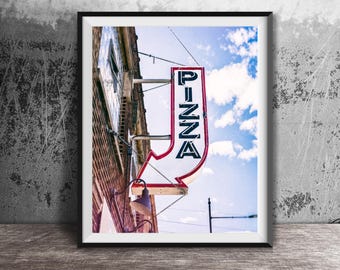 PIZZA - Unframed Photography Print - Kitchen Decor, Italian Restaurant Art - Fine Art Print