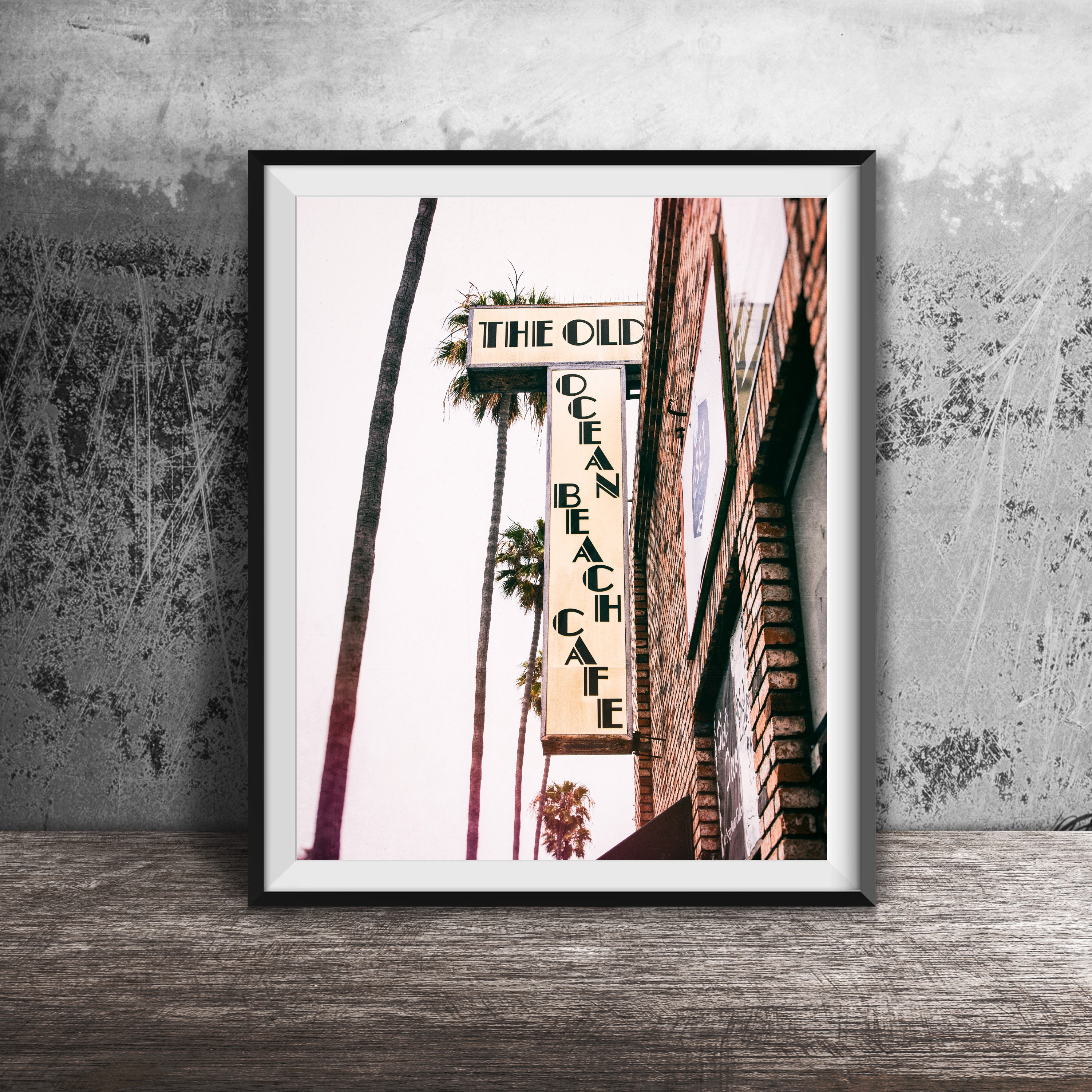 The Old OCEAN BEACH CAFE, San Diego, California - Unframed Photography Print - Ocean Beach, San Diego