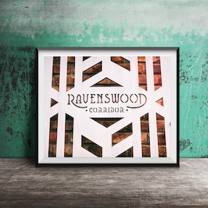 RAVENSWOOD, Chicago - Unframed, Ready-to-Frame Art - Chicago Art Photography Print - Chicago Sign Photo