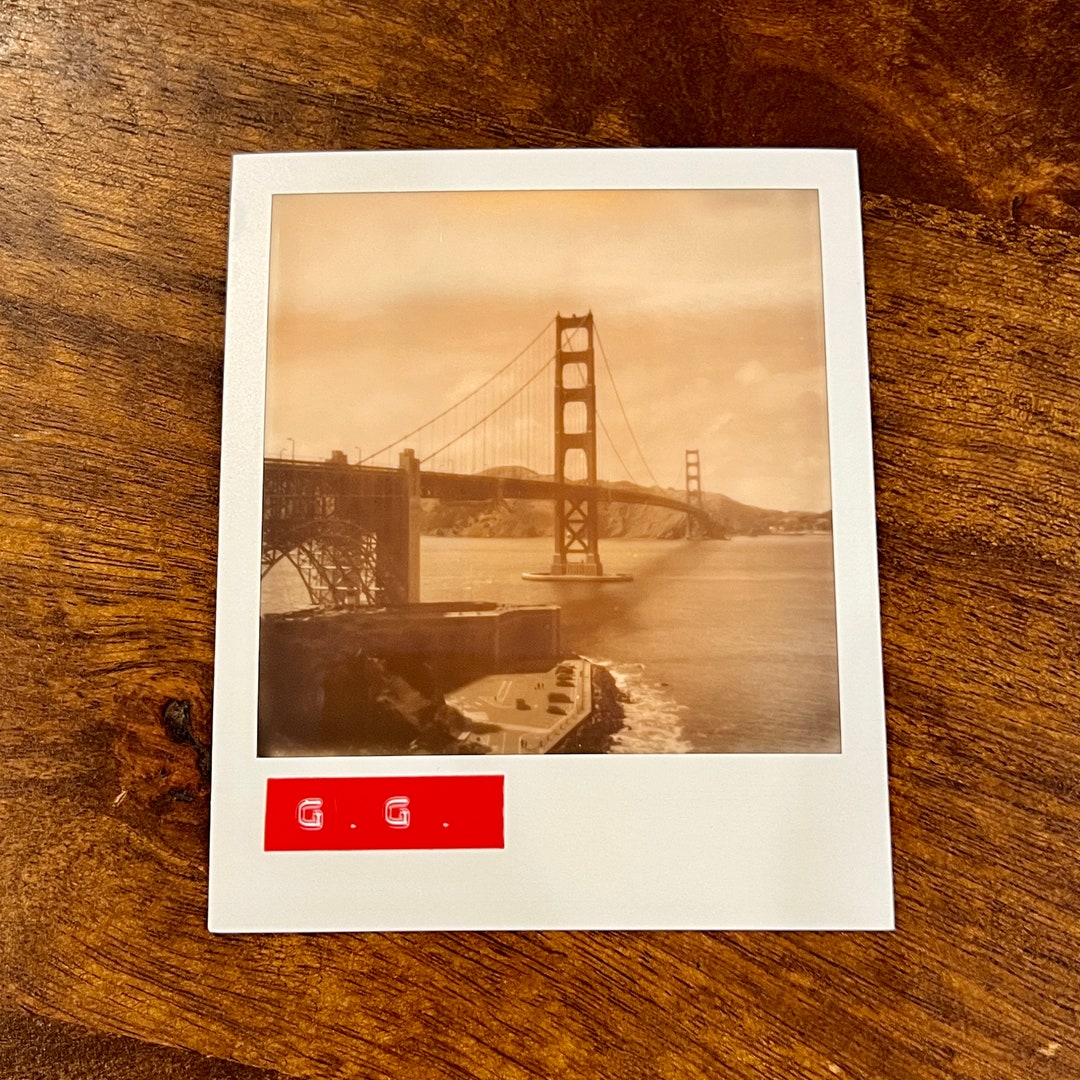 GOLDEN GATE BRIDGE Limited Edition Original Polaroid Instant image