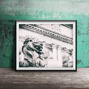 New York Public Library - NYC Sign - New York City Architecture - NYC Photography Print - Unframed Wall Art