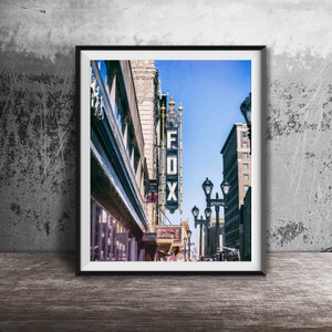 FABULOUS FOX THEATRE, St. Louis, Missouri - Unframed St. Louis Photography Print - Theater Sign Photo, Kitchen Decor