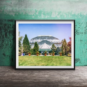 LINCOLN PARK CONSERVATORY - Unframed Photography Print - Lincoln Park, Chicago Building