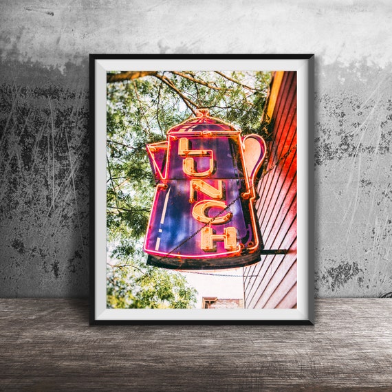 LUNCH - Unframed Photography Print - Kitchen, Dining Room, Coffee Pot Artwork