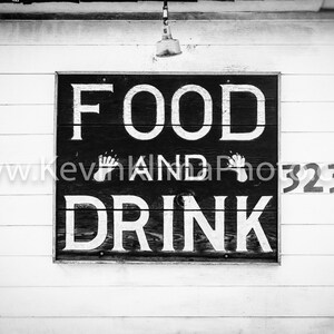 FOOD and Drink, Bear Paw Wall Art Unframed Photography Print Restaurant, Kitchen, Dive Bar Sign Food Cocktails image 4