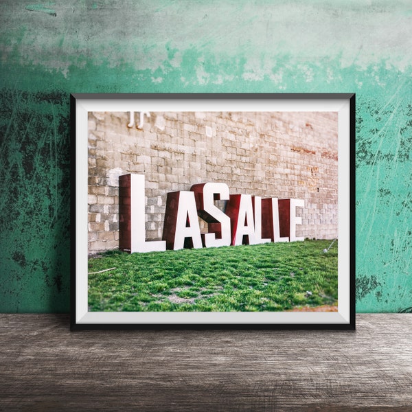 LaSalle, IL - Unframed Photography Print -  Welcome to LaSalle, Illinois Sign